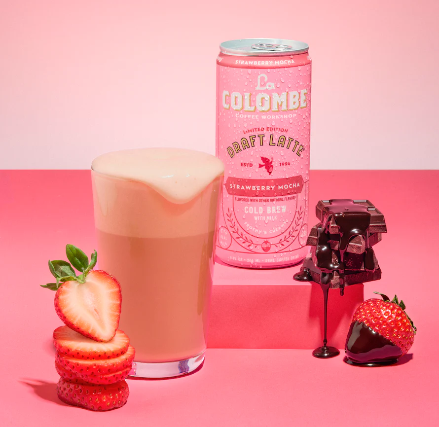 Strawberry Mocha Draft Latte - Image 2