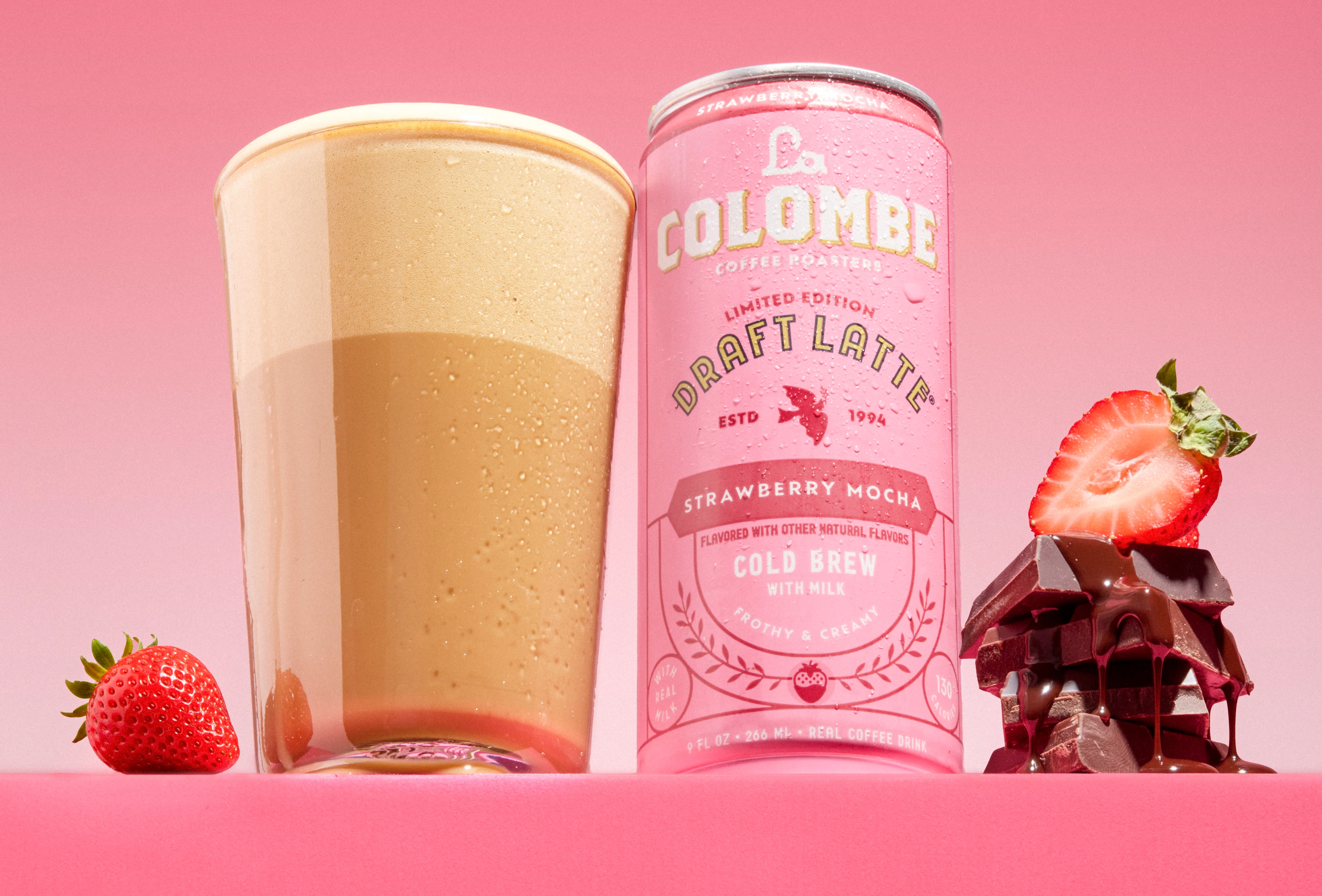 Strawberry Mocha Draft Latte - Image 3